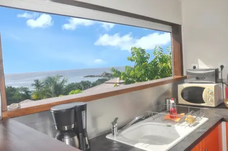 Bungalow confortable à Bouillante avec vue sur la mer - Photo 10