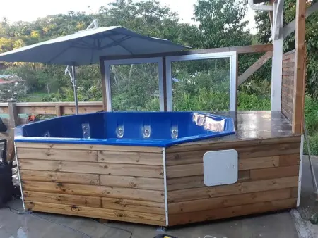 Studio Intime à Le Gosier avec piscine et jacuzzi - 25m² - Photo 1