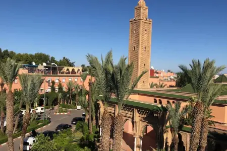 Triplex charmant à Annakhil, Marrakech avec piscine partagée - Photo 16