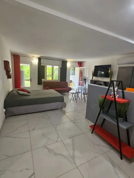 Studio charmant à Saint-François, 42 m² avec piscine partagée. - Photo 12