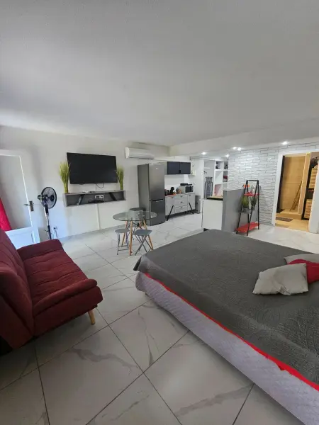 Studio charmant à Saint-François, 42 m² avec piscine partagée. - Photo 14