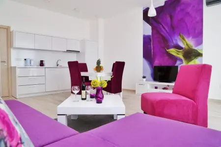 Appartement moderne avec vue sur la mer à Dobra Voda, 95 m², Piscine - Photo 4