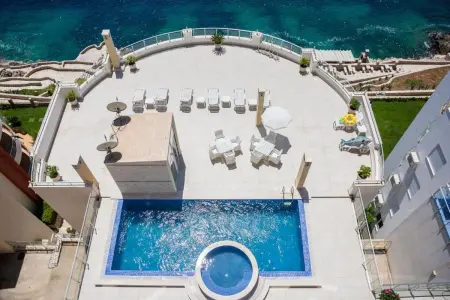 Appartement moderne avec vue sur la mer à Dobra Voda, 95 m², Piscine - Photo 12