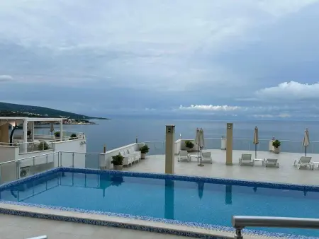 Appartement moderne avec vue sur la mer à Dobra Voda, 95 m², Piscine - Photo 44
