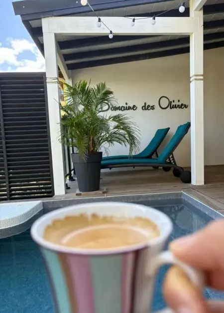 Bungalow romantique à Deshaies + piscine, Bungalow 6 personnes à Deshaies - Photo 14