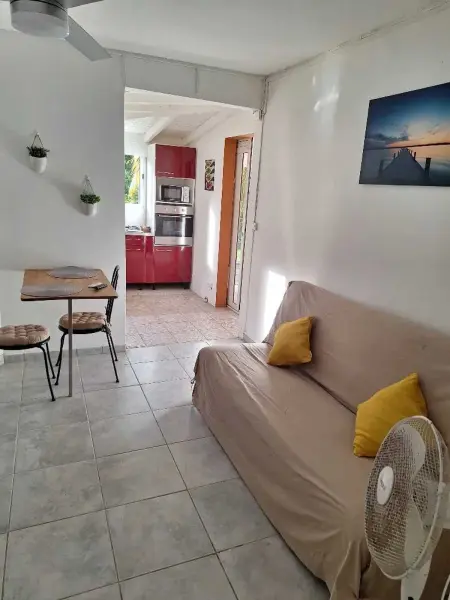 Maison cosy avec terrasse à Le Gosier 40 m², Maison 2 personnes à Le Gosier - Photo 1