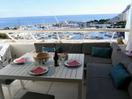 Studio vue mer climatisé, 2 à 4 pers., parking en option à Villeneuve-Loubet Plage - Photo 4