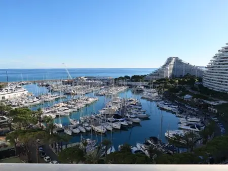 Studio vue mer climatisé, 2 à 4 pers., parking en option à Villeneuve-Loubet Plage - Photo 5