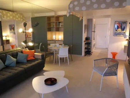 Studio vue mer climatisé, 2 à 4 pers., parking en option à Villeneuve-Loubet Plage - Photo 12