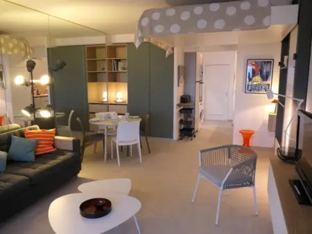 Studio vue mer climatisé, 2 à 4 pers., parking en option à Villeneuve-Loubet Plage - Photo 14