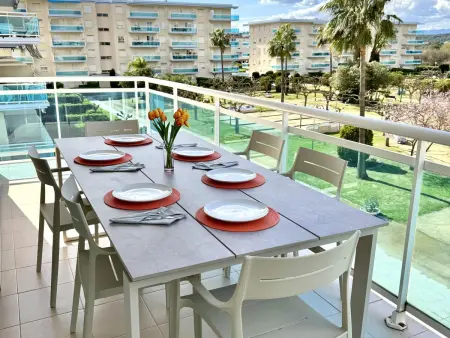Appartement Climatisé à La Pineda avec Piscines, Terrains de Sport et Proche Plage - Photo 12