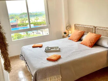 Appartement Climatisé à La Pineda avec Piscines, Terrains de Sport et Proche Plage - Photo 16