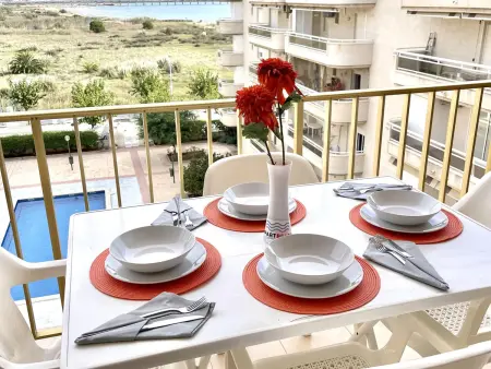 Bel appartement bord de mer à La Pineda avec terrasse, parking et ascenseur - Photo 9