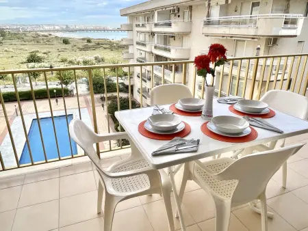 Bel appartement bord de mer à La Pineda avec terrasse, parking et ascenseur - Photo 16