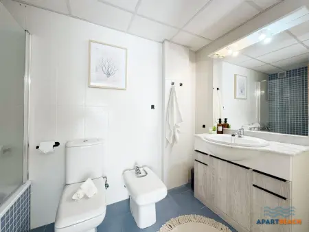Bel appartement climatisé, piscines, parking, proche plage - La Pineda - Photo 13