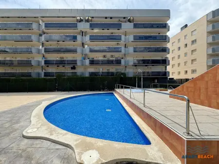 Bel appartement climatisé, piscines, parking, proche plage - La Pineda - Photo 17