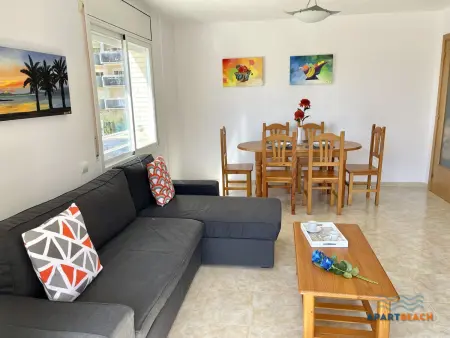 Bel appartement climatisé proche plage avec piscine, à La Pineda - Photo 3