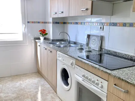 Bel appartement climatisé proche plage avec piscine, à La Pineda - Photo 18