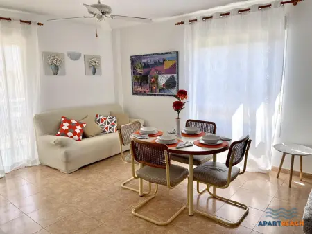 Bel appartement climatisé avec piscines et activités à La Pineda - Photo 21