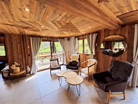 Chalet 5* au pied des pistes avec spa et sauna, Chalet 15 personnes à Le Corbier - Photo 5