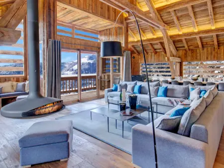 Chalet 5★, 15 pers, piscine intérieure, vue montagnes, 7 ch, terrasse, animaux acceptés - Photo 1