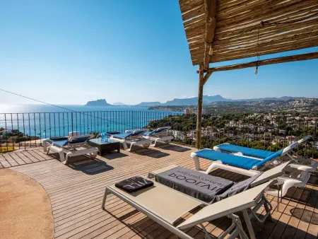 Villa 4 chambres avec piscine privée, climatisation, WiFi et animaux admis à Moraira - Photo 6