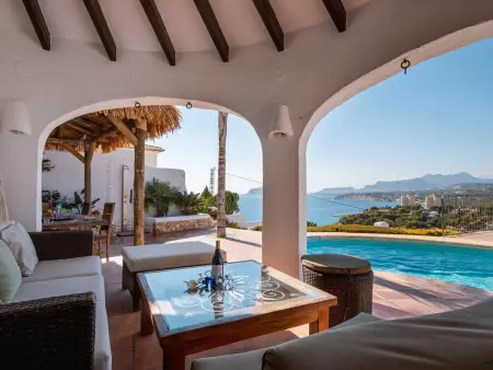 Villa 4 chambres avec piscine privée, climatisation, WiFi et animaux admis à Moraira - Photo 11