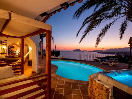 Villa 4 chambres avec piscine privée, climatisation, WiFi et animaux admis à Moraira - Photo 31