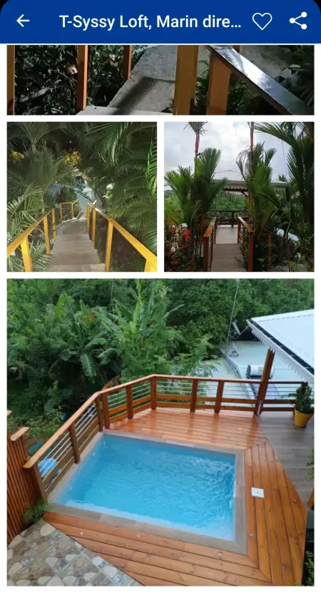 Studio charmant Le Marin avec piscine privée, Appartement 2 personnes à Le Marin - Photo 17