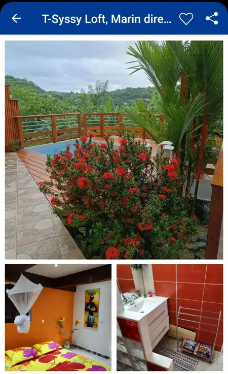 Studio charmant Le Marin avec piscine privée, Appartement 2 personnes à Le Marin - Photo 18