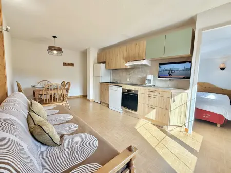 Appartement 3 pièces à Flumet pour 6 personnes avec balcon - Photo 9