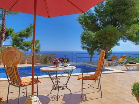 Villa avec piscine privée et vue mer à Tamariu - Capacité 6 pers - Photo 3