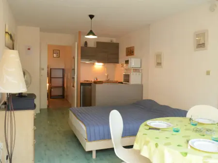 Studio/Cabine 4 pers, Piscine, Proche Mer, Argelès-sur-Mer - Photo 1