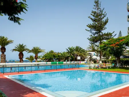 Studio en bord de mer avec piscine et balcon, Appartement 2 personnes à Los Cristianos - Photo 12