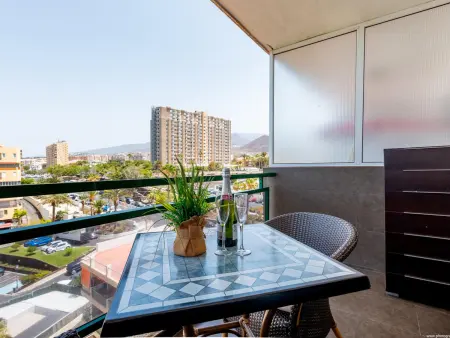 Studio en bord de mer avec piscine et balcon, Appartement 2 personnes à Los Cristianos - Photo 14