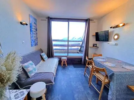 Studio cosy pour 4 à Piau-Engaly, balcon, vue pistes - Photo 3