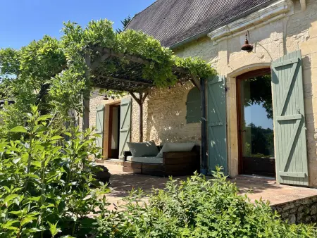 Maison en pierre avec piscine chauffée à Paunat - Photo 4