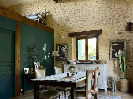 Maison en pierre avec piscine chauffée à Paunat - Photo 8