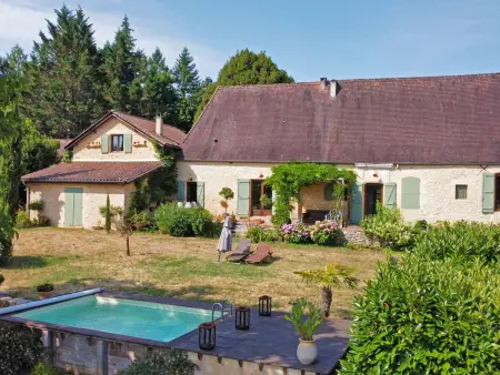 Maison en pierre avec piscine chauffée à Paunat - Photo 28