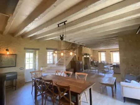 Maison en pierre avec jardin et piscine privée, proche Trémolat - Photo 9