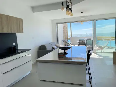 Appartement cosy à Sion sur l'Océan, vue imprenable, proche plage et commerces - Photo 3