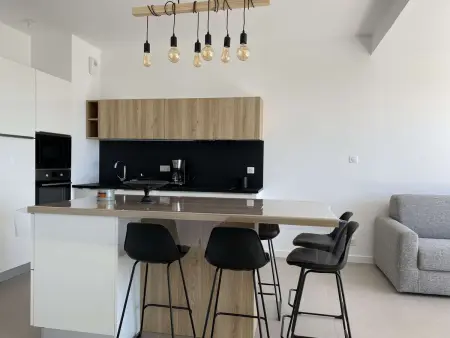 Appartement cosy à Sion sur l'Océan, vue imprenable, proche plage et commerces - Photo 4