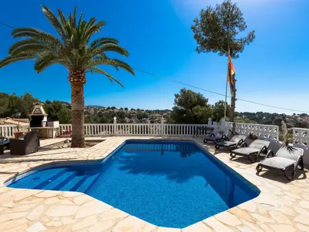 Villa classique avec piscine privée, jardin et climatisation à Benissa - Photo 3