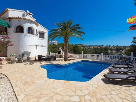 Villa classique avec piscine privée, jardin et climatisation à Benissa - Photo 18
