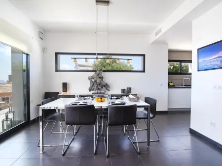 Villa moderne avec piscine privée, jardin et climatisation près de la plage - Photo 7