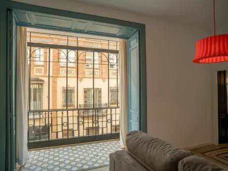 Maison XIXe siècle, Séville centre, 2 chambres, balcon, cuisine équipée, clim, WiFi - Photo 1
