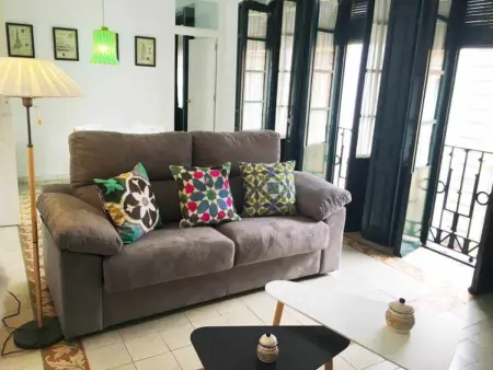 Maison XIXe siècle, Séville centre, 2 chambres, balcon, cuisine équipée, clim, WiFi - Photo 16