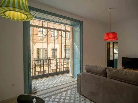 Maison XIXe siècle, Séville centre, 2 chambres, balcon, cuisine équipée, clim, WiFi - Photo 18