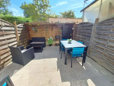Maison mitoyenne climatisée 7 pers. avec piscine et parking à Marseillan-Plage - Photo 1