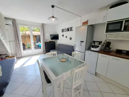 Maison mitoyenne climatisée 7 pers. avec piscine et parking à Marseillan-Plage - Photo 2